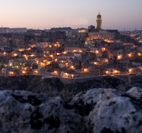 Basilicata Matera dal Parco della Murgia Materana